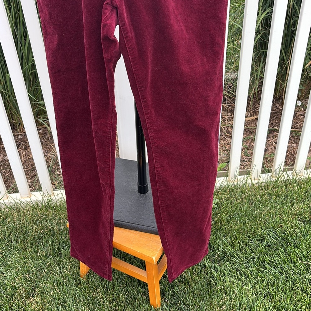 Kut from the Kloth NWT Burgundy Corduroy NWT Diana Skinny High Rise Size 16 - Picture 5 of 7